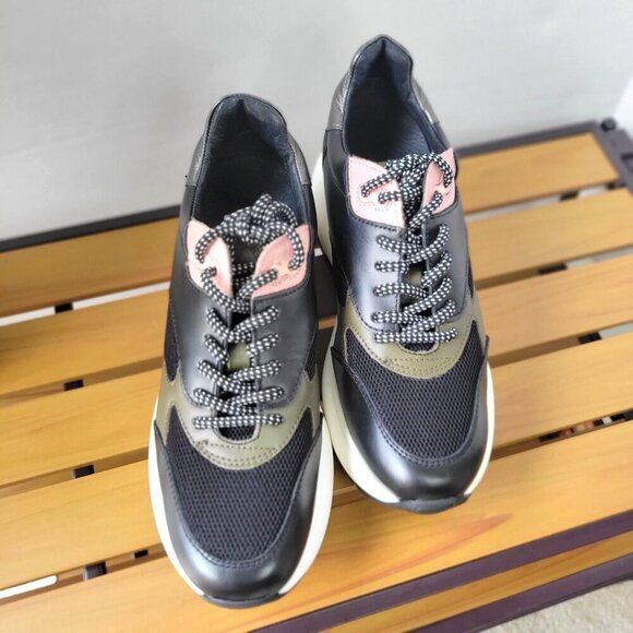 Janet Sport Shoes - Janet Sport 44756 Low Top Women's Chunky Platform Sneakers - EU 36